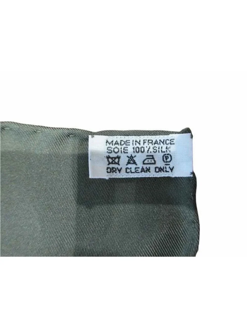 Hermes Scarf Carre 90 L'ile Deserte Human Island Green - Picture 6 of 6